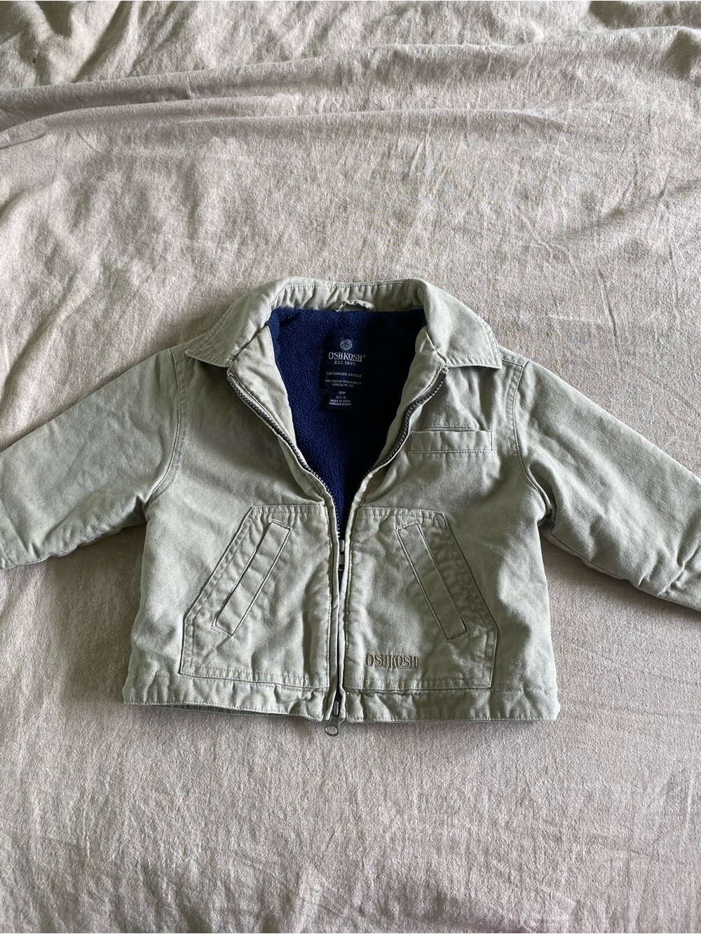 vintage OshKosh B'gosh Genuine Article toddler canvas worker jacket